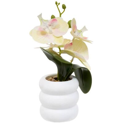 ATMOSPHERA Fiore Artificiale Di Seta Mick Orchid H 23 Cm - Créateur D'Intérieur ATMOSPHERA Fiore Artificiale Di Seta Mick Orchid H 23 Cm - Créateur D'Intérieur