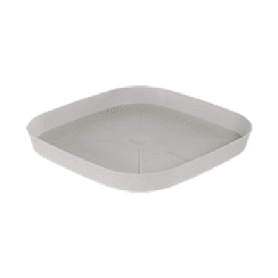 ALTRO Sottovaso Quadro 30 Cm Bianco Pietra ALTRO Sottovaso Quadro 30 Cm Bianco Pietra