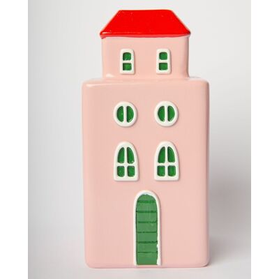ALTRO Vaso Decorativo Palazzo Rosa 9x9x18 Cm Blogo ALTRO Vaso Decorativo Palazzo Rosa 9x9x18 Cm Blogo