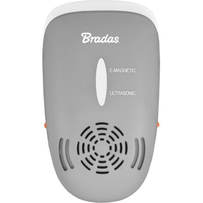BRADAS Repellente Elettronico A Ultrasuoni Tiene Lontano Insetti Roditori - Copertura 100/200mq 100mq BRADAS Repellente Elettronico A Ultrasuoni Tiene Lontano Insetti Roditori - Copertura 100/200mq 100mq