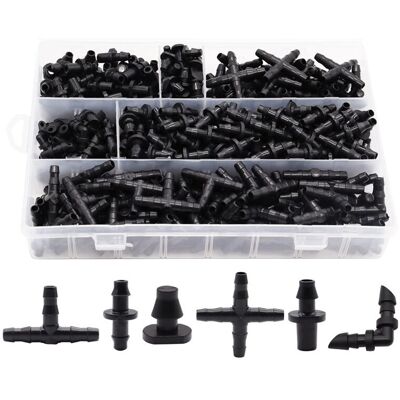 OEM Kit Di Connettori A Filo Spinato Per Irrigazione A Goccia, Connettori A Filo Spinato, Raccordi Per Irrigazione Per Orto, Prato, Vaso Di Fiori OEM Kit Di Connettori A Filo Spinato Per Irrigazione A Goccia, Connettori A Filo Spinato, Raccordi Per Irrigazione Per Orto, Prato, Vaso Di Fiori