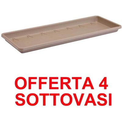 ALTRO Offerta 4 Sottovaso Per Fioriera Barcelona Trough Saucer 50cm Taupe Elho ALTRO Offerta 4 Sottovaso Per Fioriera Barcelona Trough Saucer 50cm Taupe Elho