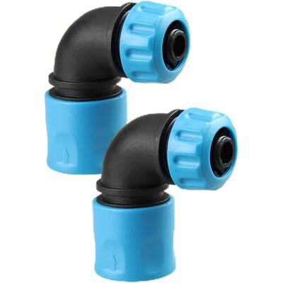 OEM Confezione Da 2 Raccordi Per Tubo Da Giardino: Connettori Per Tubo Da Giardino, A Doppia Estremità Con Immersione Rapida E Curve A 90 Gradi, Adatti Per L'Irrigazione Di Giardino E Cucina. OEM Confezione Da 2 Raccordi Per Tubo Da Giardino: Connettori Per Tubo Da Giardino, A Doppia Estremità Con Immersione Rapida E Curve A 90 Gradi, Adatti Per L'Irrigazione Di Giardino E Cucina.
