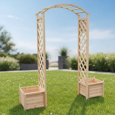 Mucola Arco da giardino con supporto per rose e piante - Tipo di giardino Mucola Arco da giardino con supporto per rose e piante - Tipo di giardino