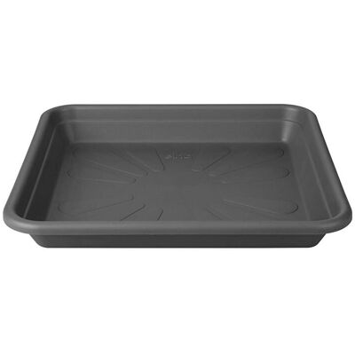 Elho Sottovaso Universal Saucer Square 35cm Antracite - Elho Sottovaso Universal Saucer Square 35cm Antracite -