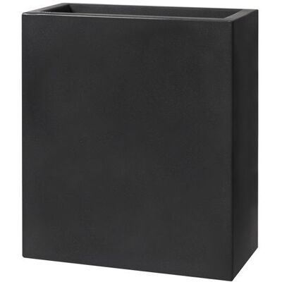 TERAPLAST Vaso Di Design 'schio Tower Maxi' Essential Da Giardino E Balcone Per Fiori E Piante -antracite TERAPLAST Vaso Di Design 'schio Tower Maxi' Essential Da Giardino E Balcone Per Fiori E Piante -antracite