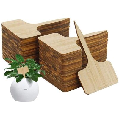 AULEDIO 100 Etichette Piante Legno T Forma Resistenti Uv Riutilizzabili Durature Per Orto E Nomi Piantine AULEDIO 100 Etichette Piante Legno T Forma Resistenti Uv Riutilizzabili Durature Per Orto E Nomi Piantine