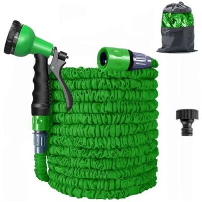 OEM Tubo Da Giardino Estensibile Da 15 Metri, Flessibile, Anti-attorcigliamento, Con Triplo Nucleo In Lattice E Ugello A Spruzzo A 8 Funzioni, Tessuto Extra Resistente Per La Pulizia Del Giardino E Dell'a OEM Tubo Da Giardino Estensibile Da 15 Metri, Flessibile, Anti-attorcigliamento, Con Triplo Nucleo In Lattice E Ugello A Spruzzo A 8 Funzioni, Tessuto Extra Resistente Per La Pulizia Del Giardino E Dell'a
