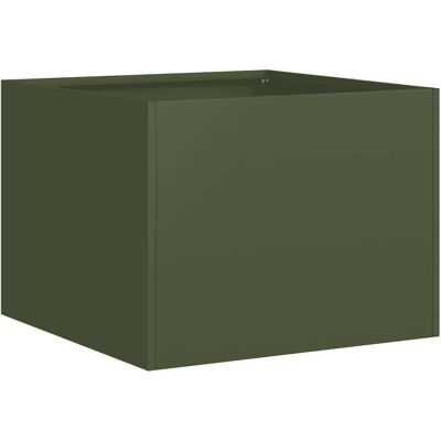 HELLOSHOP26 Elegante Fioriera A Fondo Aperto Per Balcone O Giardino 40 X 40 X 30 Cm Realizzata In Acciaio Laminato A Freddo Verde Oliva 020051579 HELLOSHOP26 Elegante Fioriera A Fondo Aperto Per Balcone O Giardino 40 X 40 X 30 Cm Realizzata In Acciaio Laminato A Freddo Verde Oliva 020051579