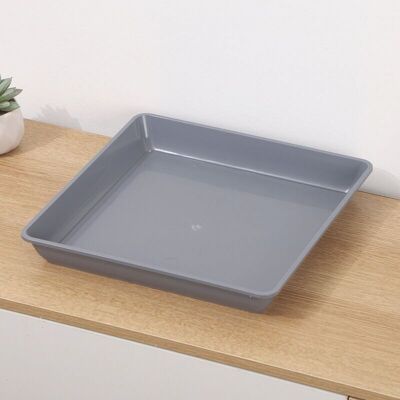 OEM Vassoio Per Piante In Plastica Grigia, 15 X 15 Cm, Vassoio Raccogligocce Quadrato, Fioriera Adatta Per Uso Interno Ed Esterno, 2 Pezzi OEM Vassoio Per Piante In Plastica Grigia, 15 X 15 Cm, Vassoio Raccogligocce Quadrato, Fioriera Adatta Per Uso Interno Ed Esterno, 2 Pezzi