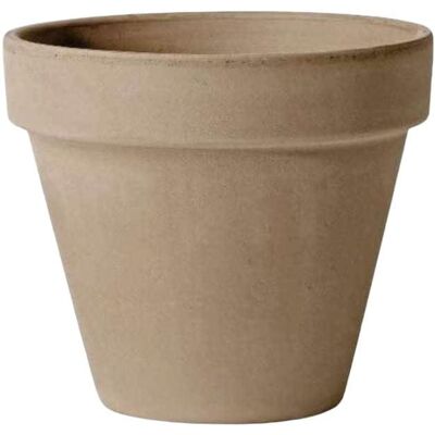 OEM Vaso In Ceramica Color Grigio Vulcano, 11 Cm OEM Vaso In Ceramica Color Grigio Vulcano, 11 Cm