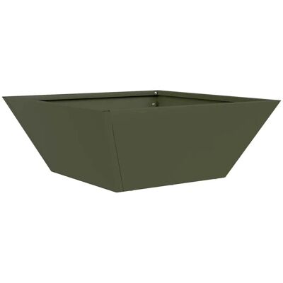 HELLOSHOP26 Portapiante Da Giardino Trapezoidale Moderno Da Esterno 40 X 40 X 15 Cm In Acciaio Verde Oliva 020052374 HELLOSHOP26 Portapiante Da Giardino Trapezoidale Moderno Da Esterno 40 X 40 X 15 Cm In Acciaio Verde Oliva 020052374