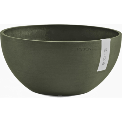 ALTRO Ciotola Per Piante Brussels D25 H12 Cm Verde Kaki Ecopots ALTRO Ciotola Per Piante Brussels D25 H12 Cm Verde Kaki Ecopots
