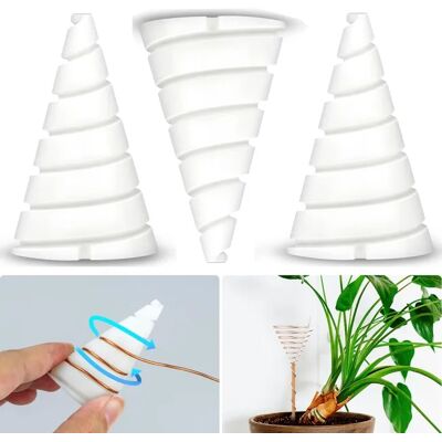 AULEDIO 3 Stampi Spirale Fibonacci, Set Per Giardinaggio, Strumenti Coltivazione Elettrica, Accessori Creazione Antenne In Rame, Utile Per Orto E Piante, Diametro M6.5 cm AULEDIO 3 Stampi Spirale Fibonacci, Set Per Giardinaggio, Strumenti Coltivazione Elettrica, Accessori Creazione Antenne In Rame, Utile Per Orto E Piante, Diametro M6.5 cm