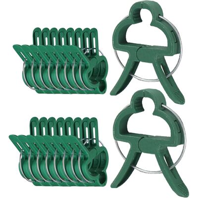 AULEDIO 50 Clip Per Piante Riutilizzabili, Clip Per Supporto Di Piante, Clip Per Pomodori Per Fissaggio Piante Rampicanti, Verde AULEDIO 50 Clip Per Piante Riutilizzabili, Clip Per Supporto Di Piante, Clip Per Pomodori Per Fissaggio Piante Rampicanti, Verde
