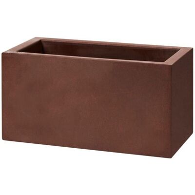 TERAPLAST Cassa Schio Maxi Bronzo 80 Cm Resina Outdoor TERAPLAST Cassa Schio Maxi Bronzo 80 Cm Resina Outdoor