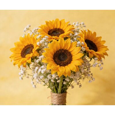 AULEDIO Confezione Di Semi Di Fiori – 3000 Semi Di Gypsophila E 500 Semi Di Girasole – Adatto Per Giardino, Balcone, Vasi E Fiori Freschi Da Taglio Fai-da-te AULEDIO Confezione Di Semi Di Fiori – 3000 Semi Di Gypsophila E 500 Semi Di Girasole – Adatto Per Giardino, Balcone, Vasi E Fiori Freschi Da Taglio Fai-da-te