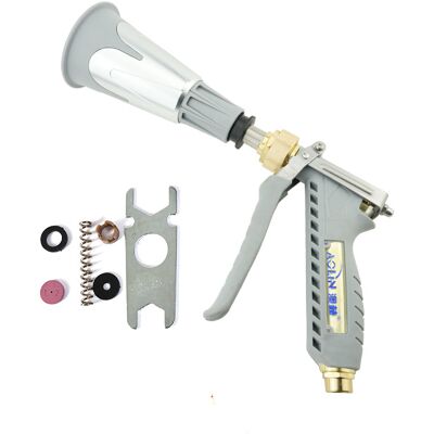 AULEDIO Pistola Spruzzo Elettrica Bianca, Spruzzatore A Batteria Per Giardino AULEDIO Pistola Spruzzo Elettrica Bianca, Spruzzatore A Batteria Per Giardino