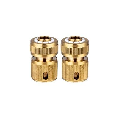 ENLENK Set Di 2 Connettori Di Riparazione Per Tubi In Ottone, Connettore Rapido Per Estremità Del Tubo Da Giardino, Per Tubo Da 1/2 Pollice, Connettore Di Estensione Rapida, Adattatore Per Rubinetto Estensib ENLENK Set Di 2 Connettori Di Riparazione Per Tubi In Ottone, Connettore Rapido Per Estremità Del Tubo Da Giardino, Per Tubo Da 1/2 Pollice, Connettore Di Estensione Rapida, Adattatore Per Rubinetto Estensib