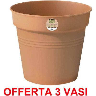 ALTRO Elho - Offerta 3 Vaso Green Basics Growpot 21cm Mild Terra ALTRO Elho - Offerta 3 Vaso Green Basics Growpot 21cm Mild Terra
