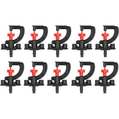 OEM 10 Ugelli A Spruzzo A Rifrazione Rotanti A 360 Gradi, Ugello Tipo G, Ugello Di Atomizzazione Per Irrigazione, Tubo Nebulizzatore Per Irrigazione In Serra OEM 10 Ugelli A Spruzzo A Rifrazione Rotanti A 360 Gradi, Ugello Tipo G, Ugello Di Atomizzazione Per Irrigazione, Tubo Nebulizzatore Per Irrigazione In Serra
