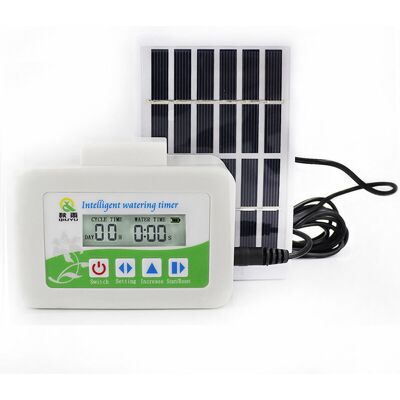 OEM Sistema Di Irrigazione A Goccia Automatico, Kit Di Irrigazione Con Timer Ad Energia Solare Regolabile Con Ugello Di Irrigazione, Per Piante Da Interno E Giardino OEM Sistema Di Irrigazione A Goccia Automatico, Kit Di Irrigazione Con Timer Ad Energia Solare Regolabile Con Ugello Di Irrigazione, Per Piante Da Interno E Giardino