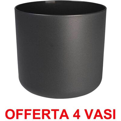 ALTRO Offerta 4 Vaso B.for Soft Round 18cm Antracite ALTRO Offerta 4 Vaso B.for Soft Round 18cm Antracite