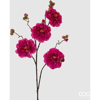 EDG Enzo De Gasperi Camelia Jumbo Ramo X4 Fiori E Bocciolo H 100 Cm Magenta – Fiore Artificiale Decorativo Design Elegante EDG Enzo De Gasperi Camelia Jumbo Ramo X4 Fiori E Bocciolo H 100 Cm Magenta – Fiore Artificiale Decorativo Design Elegante