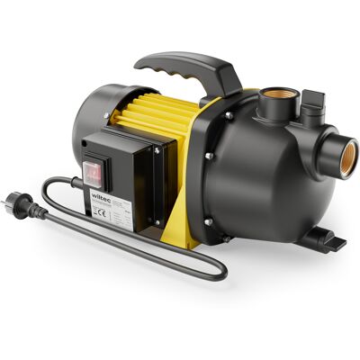 WILTEC Pompa Da Giardino Autoadescante 2800l/h 600w Max 35m Con Maniglia Elettropompa WILTEC Pompa Da Giardino Autoadescante 2800l/h 600w Max 35m Con Maniglia Elettropompa