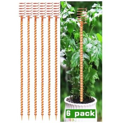 SCORPIO Set Di 6 Antenne Da Giardino In Rame Per Elettrocoltura - 33 Cm - Aste In Rame Puro Per Orticoltura Ed Elettrocoltura SCORPIO Set Di 6 Antenne Da Giardino In Rame Per Elettrocoltura - 33 Cm - Aste In Rame Puro Per Orticoltura Ed Elettrocoltura