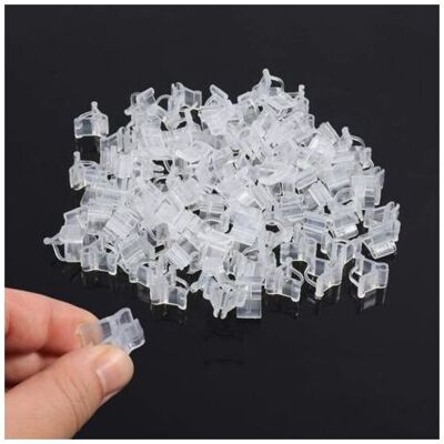 SCORPIO Clip Per Pomodori, Clip Per Innesti, Clip Per Innesti – 100 Pezzi In Plastica Trasparente, Clip Per Piante Rampicanti, Clip Sicure, Affidabili E Facili Da Usare Per Il Vivaio SCORPIO Clip Per Pomodori, Clip Per Innesti, Clip Per Innesti – 100 Pezzi In Plastica Trasparente, Clip Per Piante Rampicanti, Clip Sicure, Affidabili E Facili Da Usare Per Il Vivaio