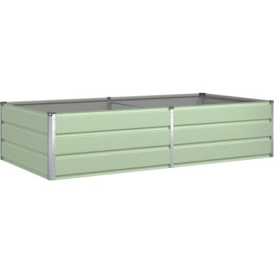 HELLOSHOP26 Fioriera Moderna Look Industriale 195 X 100 X 45 Cm Spazio Creativo Esterno In Acciaio Galvanizzato Verde Pastello 020059286 HELLOSHOP26 Fioriera Moderna Look Industriale 195 X 100 X 45 Cm Spazio Creativo Esterno In Acciaio Galvanizzato Verde Pastello 020059286