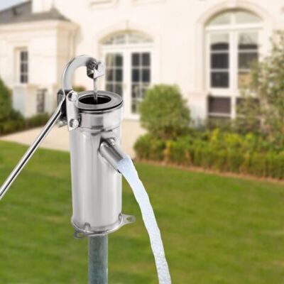 SCORPIO Pompa Dell'acqua Manuale – Pompa Per Pozzi Profondi, Pompa A Pressione Manuale, Pompa Di Aspirazione Profonda In Acciaio Inox Da 10 M, Pompa Dell'acqua Manuale, Pompa Dell'acqua A Manovella, Pompa Del SCORPIO Pompa Dell'acqua Manuale – Pompa Per Pozzi Profondi, Pompa A Pressione Manuale, Pompa Di Aspirazione Profonda In Acciaio Inox Da 10 M, Pompa Dell'acqua Manuale, Pompa Dell'acqua A Manovella, Pompa Del