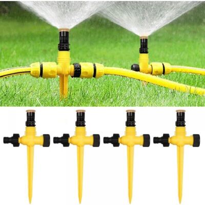 OEM Set Di 4 Irrigatori Da Giardino, Irrigatore Automatico Rotante A 360°, Spruzzatore Regolabile Per Irrigazione Del Prato, Sistema Di Irrigazione Per Giardino, Prato, Piante, Ortaggi, Fiori, Cortile, Gi OEM Set Di 4 Irrigatori Da Giardino, Irrigatore Automatico Rotante A 360°, Spruzzatore Regolabile Per Irrigazione Del Prato, Sistema Di Irrigazione Per Giardino, Prato, Piante, Ortaggi, Fiori, Cortile, Gi