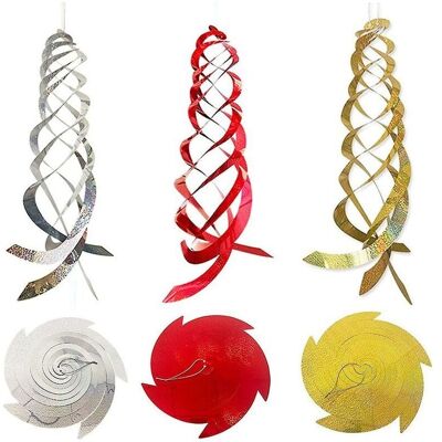 URSUS 6 Pezzi Dissuasori Per Uccelli Spirale Spaventapasseri Pali Riflettenti A Spirale In Plastica Repellenti Per Uccelli, Piccioni, Gabbiani E Insetti Per Proteggere Il Tuo URSUS 6 Pezzi Dissuasori Per Uccelli Spirale Spaventapasseri Pali Riflettenti A Spirale In Plastica Repellenti Per Uccelli, Piccioni, Gabbiani E Insetti Per Proteggere Il Tuo