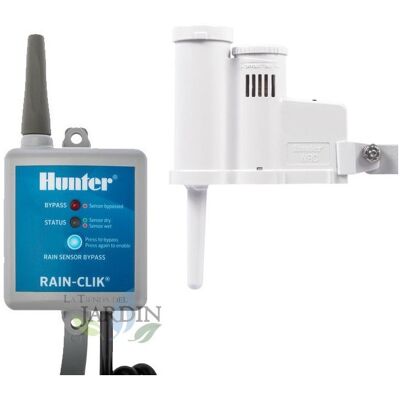 Hunter - Sensore E Ricevitore Di Pioggia Wireless. Reazione Rapida, Rain-clik Wireless Hunter - Sensore E Ricevitore Di Pioggia Wireless. Reazione Rapida, Rain-clik Wireless