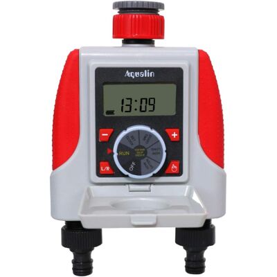 Neptune 2 Uscite Di Irrigazione, Timer Per L'Irrigazione Quotidiana Del Giardinaggio Con Cattura Della Pioggia Neptune 2 Uscite Di Irrigazione, Timer Per L'Irrigazione Quotidiana Del Giardinaggio Con Cattura Della Pioggia