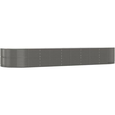 HELLOSHOP26 Fioriera A Rialzata Piante Fiori Terrazza Giardino 447 X 140 X 68 Cm Acciaio Verniciato A Polvere Grigio 020039450 HELLOSHOP26 Fioriera A Rialzata Piante Fiori Terrazza Giardino 447 X 140 X 68 Cm Acciaio Verniciato A Polvere Grigio 020039450