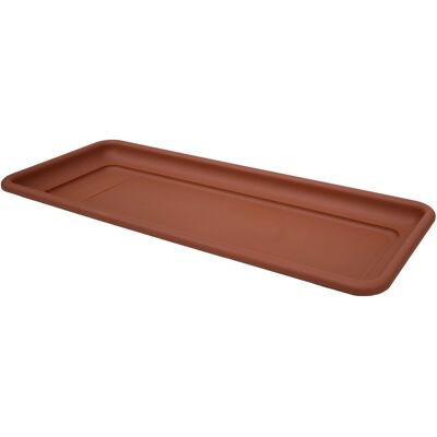 ARTPLAST Sottovaso Fioriera Rettangolare ''Max'' Cm 80 Colore Cotto ARTPLAST Sottovaso Fioriera Rettangolare ''Max'' Cm 80 Colore Cotto