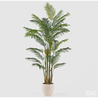 EDG Enzo De Gasperi Pianta Artificiale Palma Areca Vogue Con Vaso H270 Cm – Pianta Decorativa Realistica Design Moderno EDG Enzo De Gasperi Pianta Artificiale Palma Areca Vogue Con Vaso H270 Cm – Pianta Decorativa Realistica Design Moderno