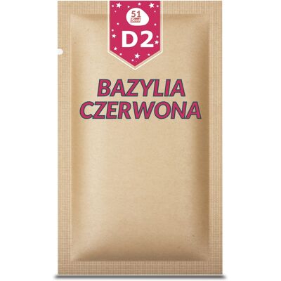 OEM 51seed D02 Basilico Rosso 0,5g OEM 51seed D02 Basilico Rosso 0,5g