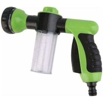 SCORPIO Pistola A Spruzzo Per Tubo Flessibile Con Contenitore Per Sapone O Fertilizzante – Idropulitrice – Accessori Per Irrigazione – 8 Modalità Di Irrigazione – Spruzzatore Per Tubo Flessibile Con Dispositi SCORPIO Pistola A Spruzzo Per Tubo Flessibile Con Contenitore Per Sapone O Fertilizzante – Idropulitrice – Accessori Per Irrigazione – 8 Modalità Di Irrigazione – Spruzzatore Per Tubo Flessibile Con Dispositi