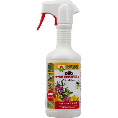 CIFO - Stop Cocciniglia Olio Lino Insetticida Biologico Spray 500 Ml CIFO - Stop Cocciniglia Olio Lino Insetticida Biologico Spray 500 Ml