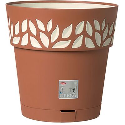 Stefanplast Vaso Tondo 'cloe' Ø 25 X H.25 - Greige/grigio Quarzo Stefanplast Vaso Tondo 'cloe' Ø 25 X H.25 - Greige/grigio Quarzo