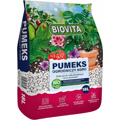 OEM Biovita Garden Pomice 18l 100% Naturale Bio Drenaggio OEM Biovita Garden Pomice 18l 100% Naturale Bio Drenaggio