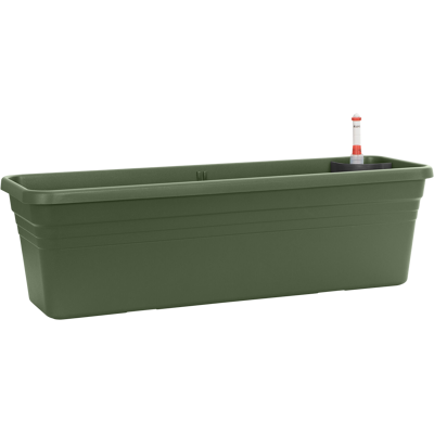 Elho Florus Med. Balc.trough Watersystem 60 Green Fioriera Rettangolare Elho Florus Med. Balc.trough Watersystem 60 Green Fioriera Rettangolare
