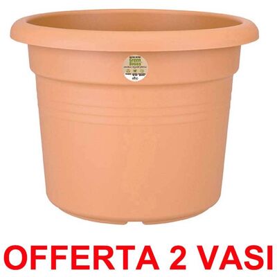 ALTRO Elho - Offerta 2 Vaso Green Basics Cilinder 55cm Mild Terra ALTRO Elho - Offerta 2 Vaso Green Basics Cilinder 55cm Mild Terra