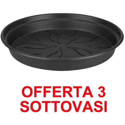 ALTRO Offerta 3 Sottovaso Green Basics Saucer 29cm Living Black ALTRO Offerta 3 Sottovaso Green Basics Saucer 29cm Living Black