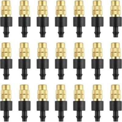 OEM (30 Pezzi) Ugello A Spruzzo In Ottone, Ugello Di Atomizzazione Per Irrigazione A Goccia Regolabile In Rame 4/7 Mm Micro Irrigatore OEM (30 Pezzi) Ugello A Spruzzo In Ottone, Ugello Di Atomizzazione Per Irrigazione A Goccia Regolabile In Rame 4/7 Mm Micro Irrigatore