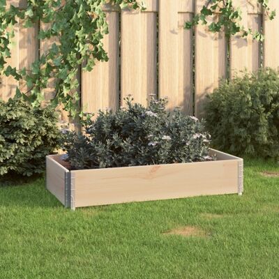 vidaXL Lettino Rialzato 50x100 cm Legno di Pino Massiccio - Lettino Rialzato vidaXL Lettino Rialzato 50x100 cm Legno di Pino Massiccio - Lettino Rialzato